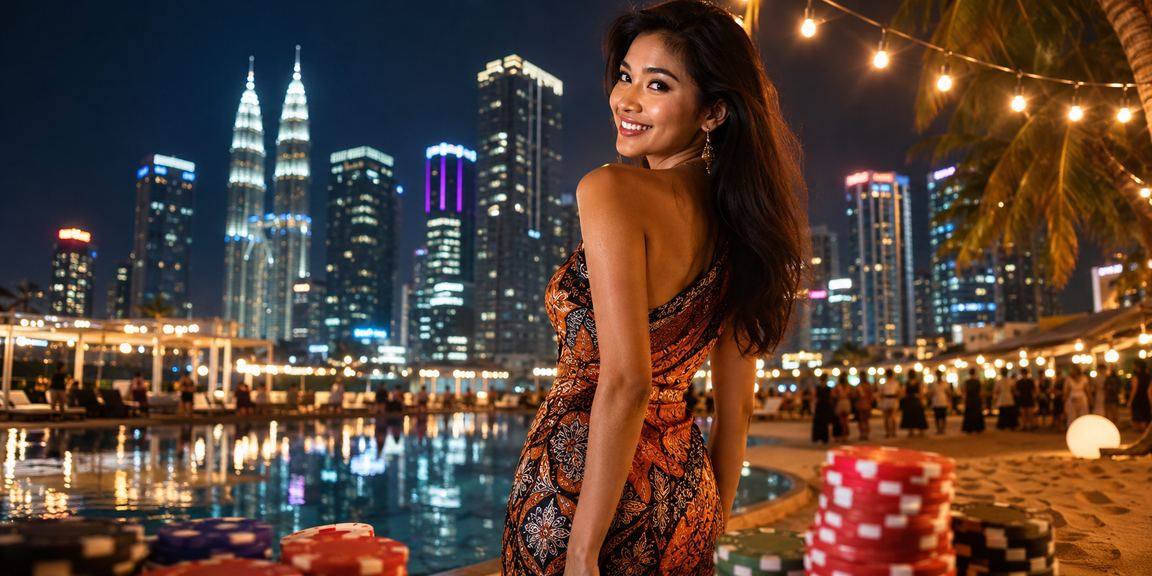 Aplikasi kasino mrt3 dengan keselamatan SSL di Kuala Lumpur berlatarkan batik